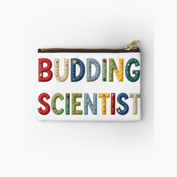 Item preview, BUDDING SCIENTIST - IN FAUX COLORFUL LETTERING designed and sold by AlexOBrienArt.