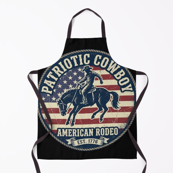 Item preview, Vintage American Rodeo Cowboy - Distressed Patriotic Grit & Glory designed and sold by Wear Sculpt.