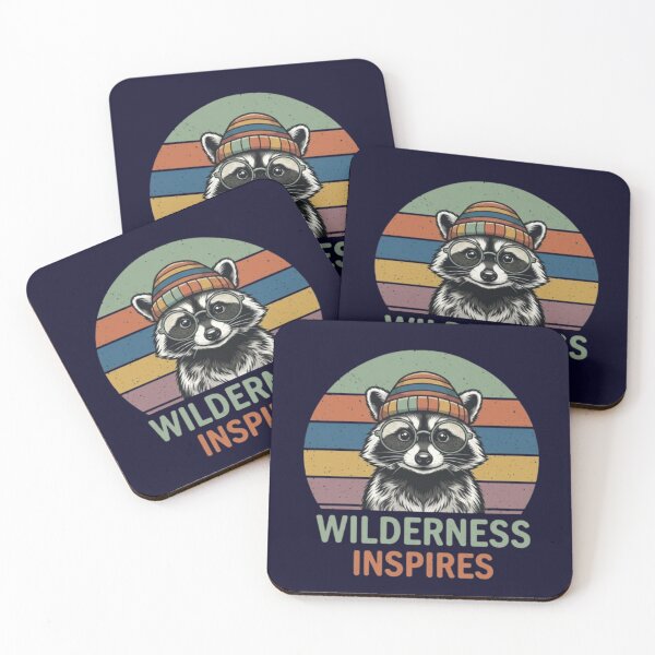 Item preview, Wilderness Inspires – Whimsical Raccoon Emblem designed and sold by Dogandesighn.