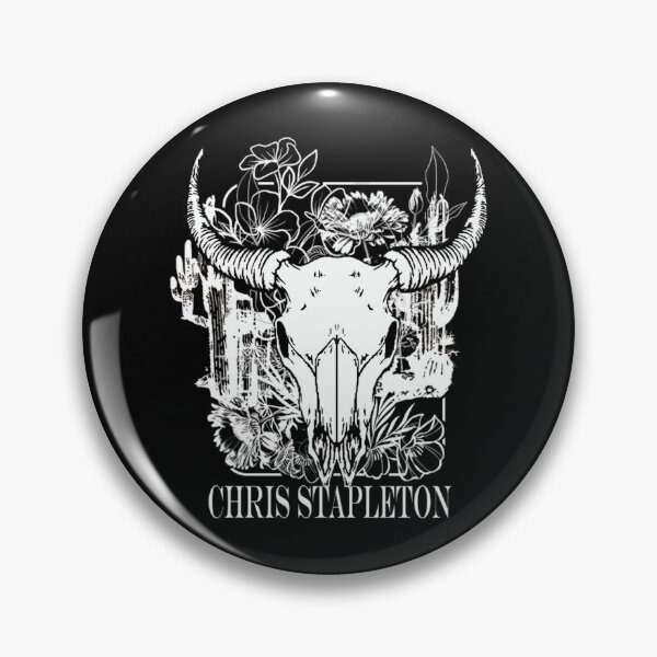 Item preview, Chris Stapleton singer logo designed and sold by RedBubbleKM22.