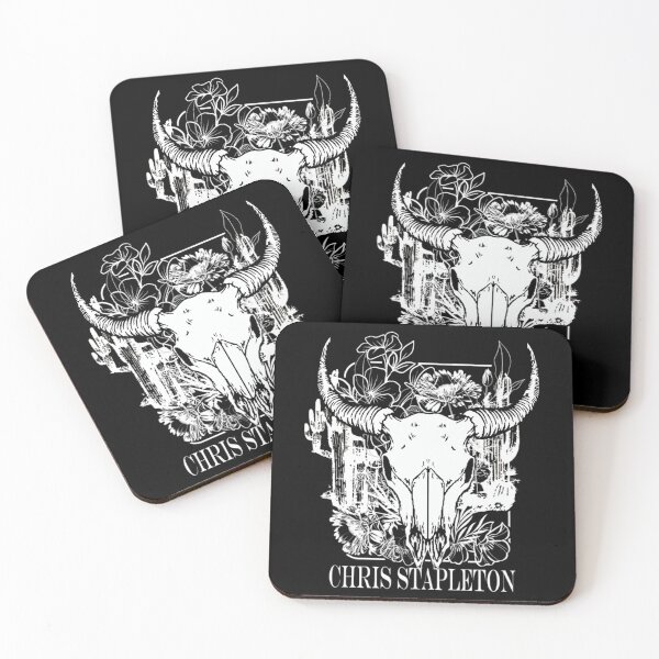 Item preview, Chris Stapleton singer logo designed and sold by RedBubbleKM22.