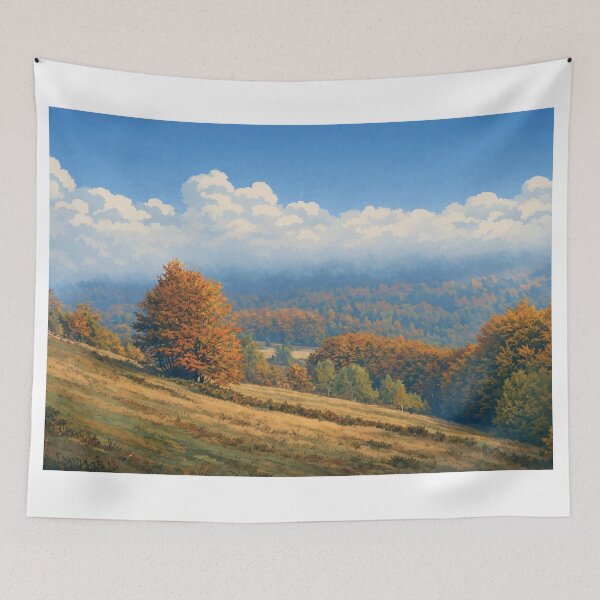 Item preview, Pretty Autumn Hillside Landscape designed and sold by darekkocurek.