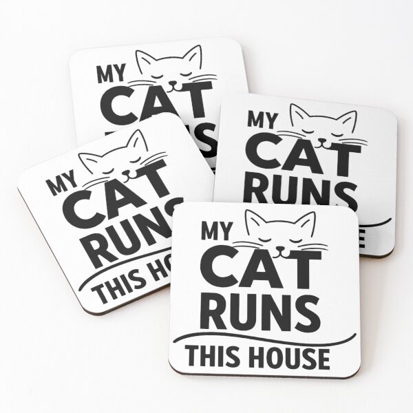 Item preview, My Cat Runs This House – Funny Cat Owner Humor Design designed and sold by rushaib.
