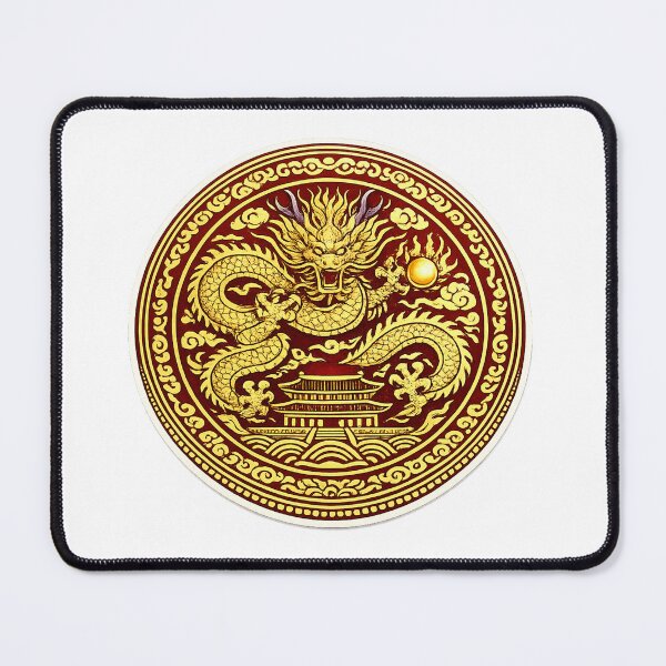 Item preview, Korean Royal Dragon Emblem – Gyeongbokgung Palace Symbol designed and sold by bubuandfriends.