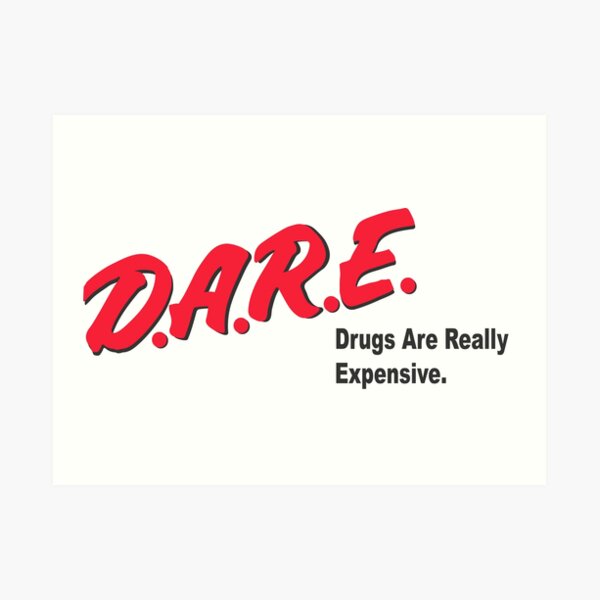 DARE pour résister à l'arrestation Impression artistique