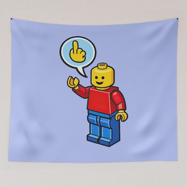 Item preview, Funny Brick Figure Meme – Zero Fucks Given designed and sold by obstinator.