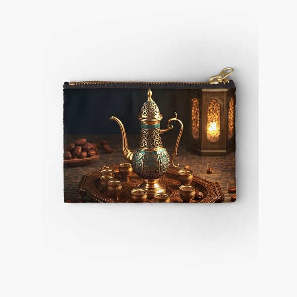 Item preview, Arabic Dallah Coffee Pot Wall Art Print — Saudi Arabian  Culture Poster, Traditional Coffee Ceremony Decor, Arab Gift designed and sold by GoldenVerseArt.