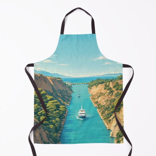 Item preview, Landscape with boat on Corinth Canal, Greece designed and sold by darekkocurek.