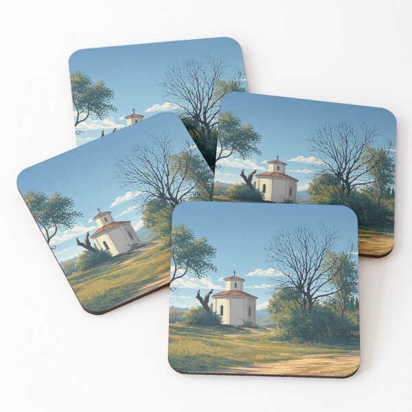 Item preview, Cretan Countryside landscpae with small Chapel designed and sold by darekkocurek.