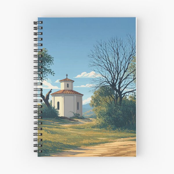 Item preview, Cretan Countryside landscpae with small Chapel designed and sold by darekkocurek.