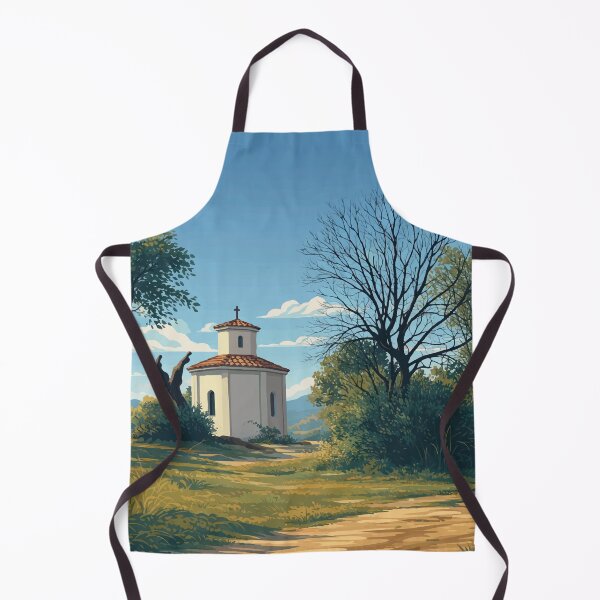 Item preview, Cretan Countryside landscpae with small Chapel designed and sold by darekkocurek.