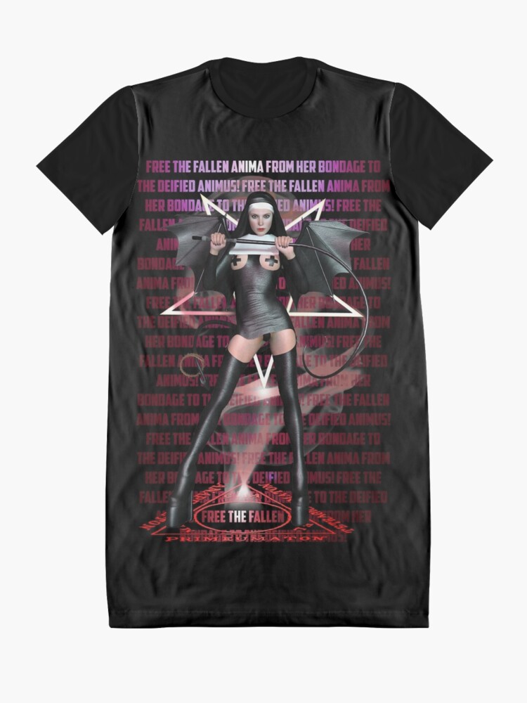 Alternate view of Free The Fallen Anima Graphic T-Shirt Dress
