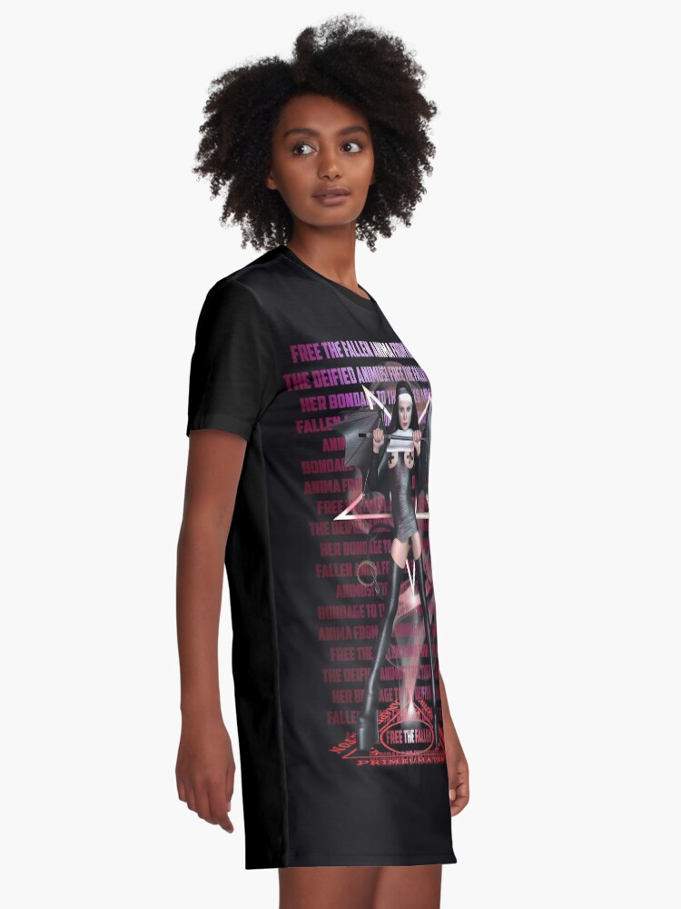 Alternate view of Free The Fallen Anima Graphic T-Shirt Dress