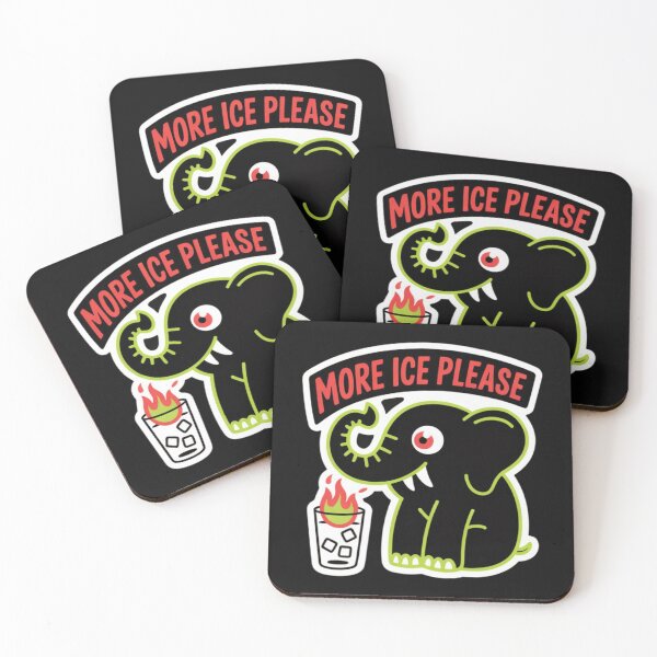 Item preview, black elephant monster - more ice please designed and sold by 123ks.