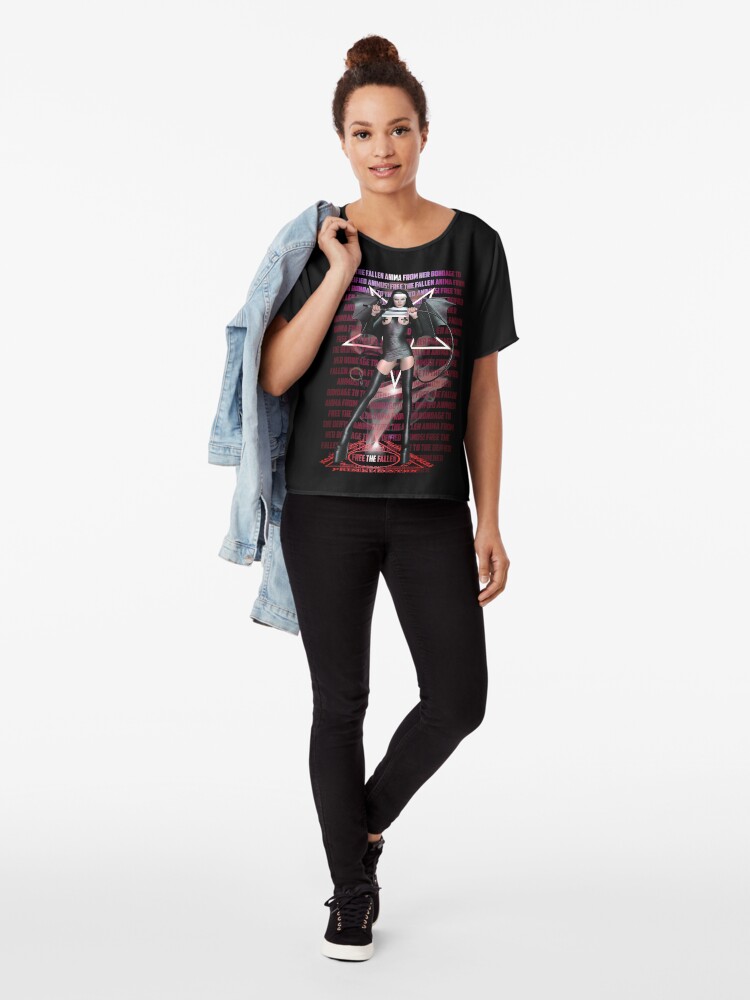 Alternate view of Free The Fallen Anima Chiffon Top