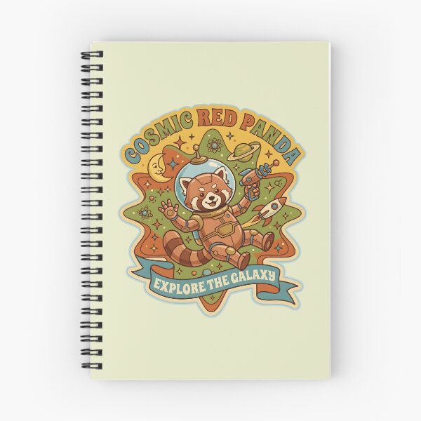 Item preview, Cosmic Space Red Panda Explorer Sticker designed and sold by dreephic22.