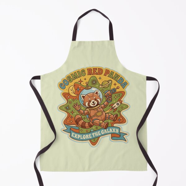 Item preview, Cosmic Space Red Panda Explorer Sticker designed and sold by dreephic22.