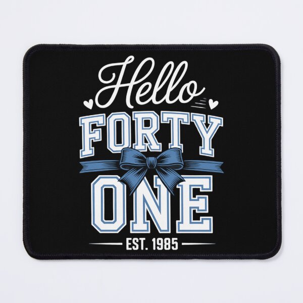 Item preview, Coquette 41st Birthday Hello Forty One 1985 Aesthetic Bow designed and sold by AmazingViews.