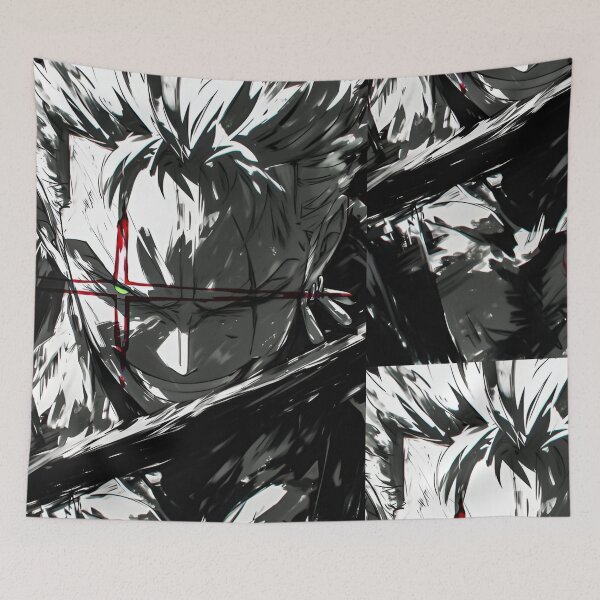 Item preview, Crimson Resolve – Dark Anime Warrior Illustration designed and sold by Dyan4.
