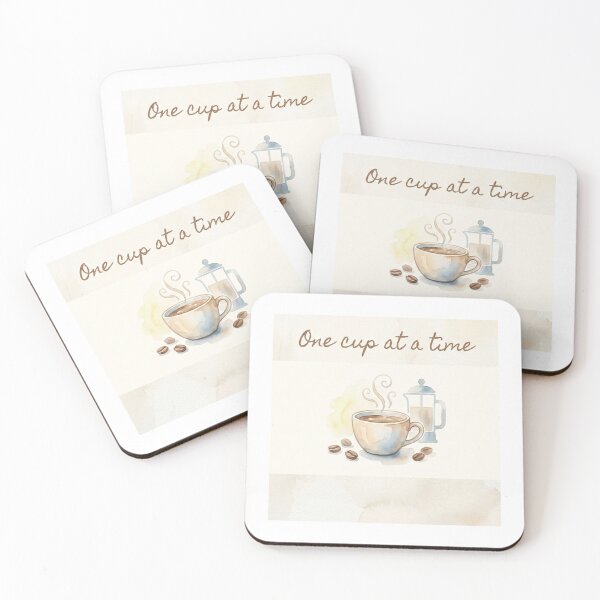 Item preview, Warm Coffee Illustration Style | One Cup at a Time designed and sold by Polariszero.