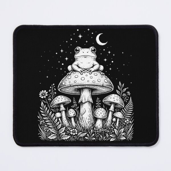 Item preview, Goblincore Frog Mushroom Vintage Cottagecore  designed and sold by ROOFY-HK.