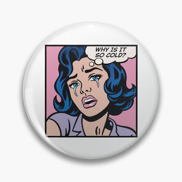 Item preview, Why is it so cold? pop art girl designed and sold by PaulSDesign.