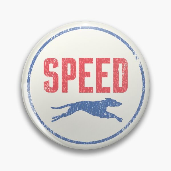 Item preview, Speed vintage oil and gas emblem - aged, washed-out print designed and sold by retropetrol.