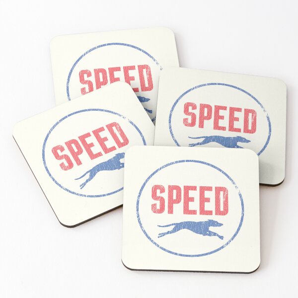 Item preview, Speed vintage oil and gas emblem - aged, washed-out print designed and sold by retropetrol.