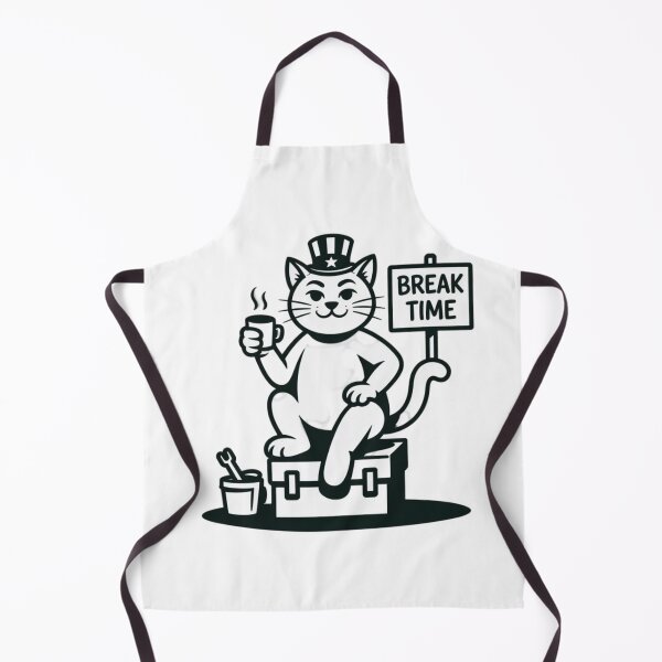 Item preview, break time cat designed and sold by 123ks.