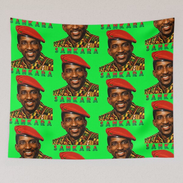 Item preview, Thomas Sankara Pan-African Art - Burkina Faso Africa Revolutionary designed and sold by Youngkev-arts.