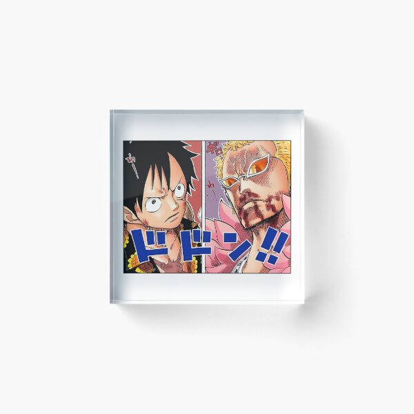Item preview, Luffy and Doflamingo Dressrosa Showdown designed and sold by FriskySloths.