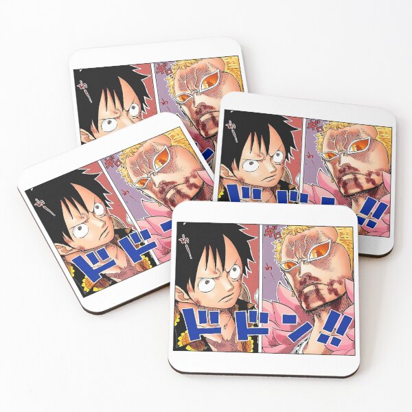 Item preview, Luffy and Doflamingo Dressrosa Showdown designed and sold by FriskySloths.