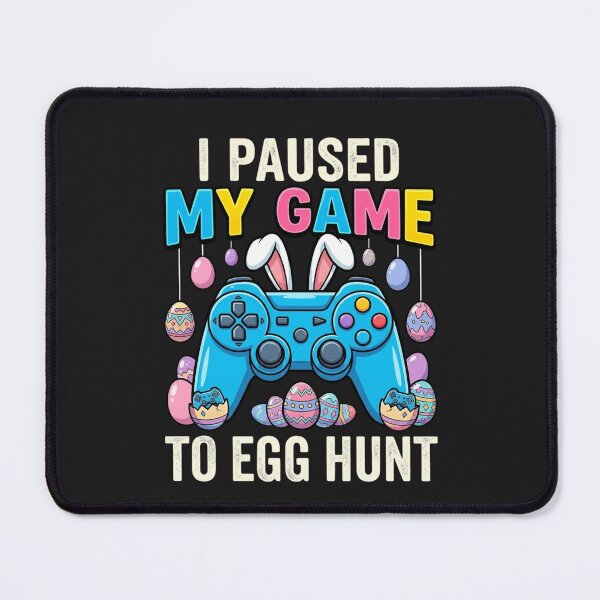 Item preview, I Paused My Game To Egg Hunt T-Shirt, Funny Gamer Easter Gift, Kids Bunny Gaming Graphic Tee designed and sold by HB ART.