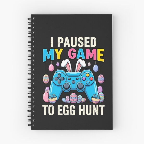 Item preview, I Paused My Game To Egg Hunt T-Shirt, Funny Gamer Easter Gift, Kids Bunny Gaming Graphic Tee designed and sold by HB ART.