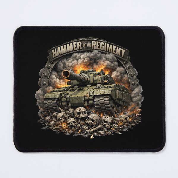 Item preview, Hammer of the Regiment Tank | Imperial Guard designed and sold by Forged in the Warp.