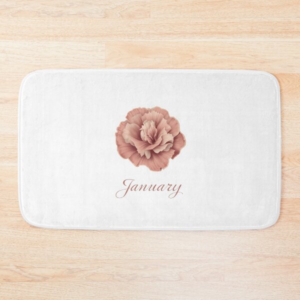 Item preview, January Birth Flower - Carnation Art Print designed and sold by AnnaMazingShop.