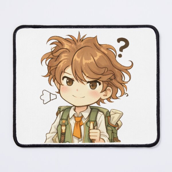 Item preview, Curious Miro – Cute Question Boy Character designed and sold by bubuandfriends.
