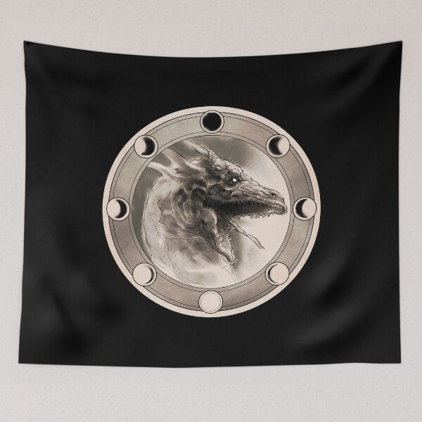 Item preview, Dark Bestiary Sigil – Dragon (Ancient Paper) designed and sold by Alessandro Buffa Artist.