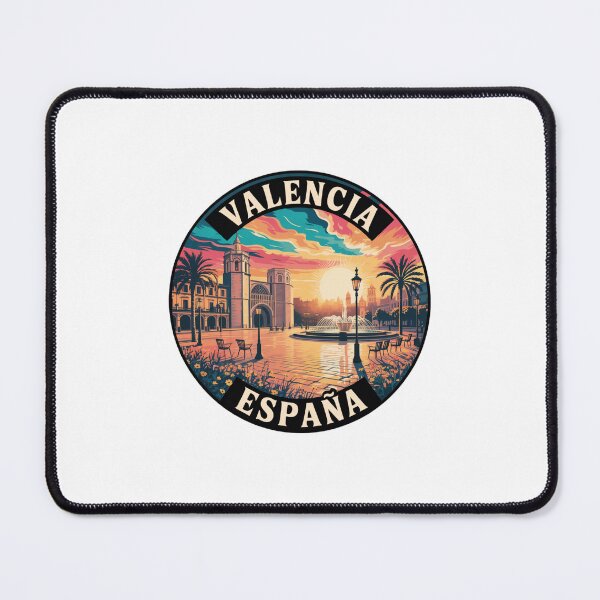 Item preview, Valencia Spain: Plaza de la Reina Illustration designed and sold by CircinusStore.