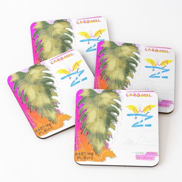 Item preview, Philodendron Caramel Varigated Leaves designed and sold by brotherplantart.