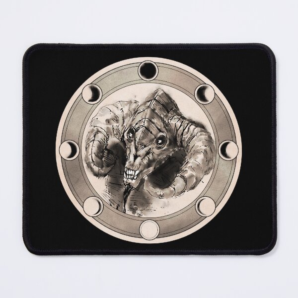 Item preview, Dark Bestiary Sigil – Horned Demon (Ancient Paper) designed and sold by Alessandro Buffa Artist.