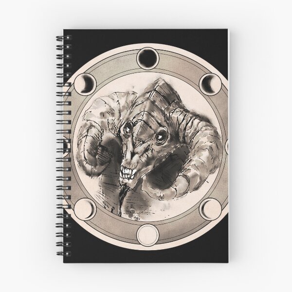 Item preview, Dark Bestiary Sigil – Horned Demon (Ancient Paper) designed and sold by Alessandro Buffa Artist.