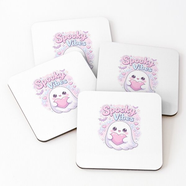 Item preview, Cute Kawaii Ghost Holding Heart Spooky Vibes designed and sold by Bestmayu.