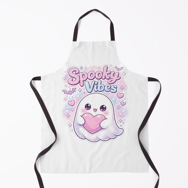 Item preview, Cute Kawaii Ghost Holding Heart Spooky Vibes designed and sold by Bestmayu.