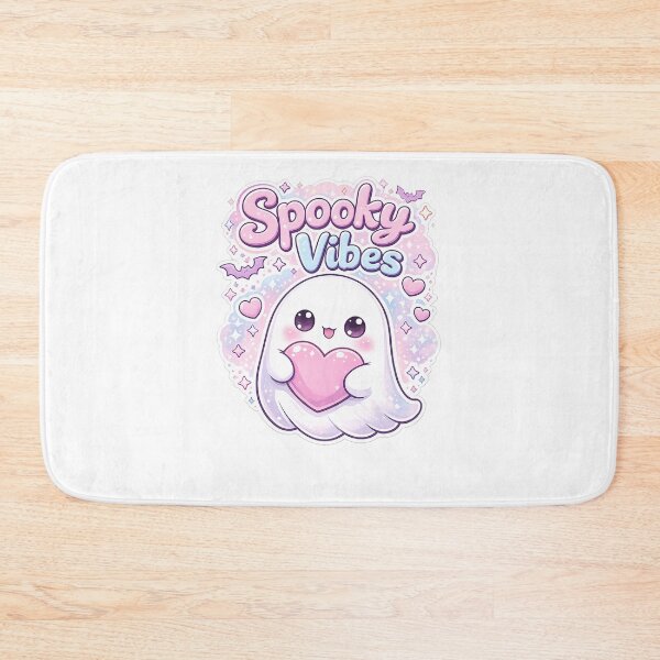 Item preview, Cute Kawaii Ghost Holding Heart Spooky Vibes designed and sold by Bestmayu.