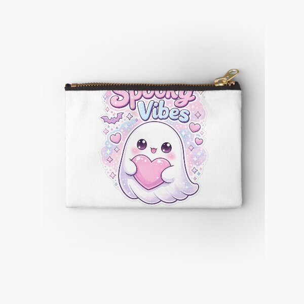 Item preview, Cute Kawaii Ghost Holding Heart Spooky Vibes designed and sold by Bestmayu.