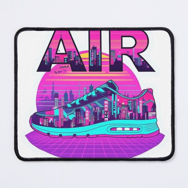 Item preview, AIR Tokyo City Skyline Sneaker Vaporwave Sticker designed and sold by Imaginarium of Chaos falcon88 .