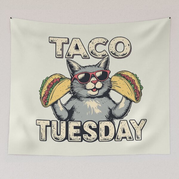 Item preview, Taco Tuesday Cat – Extra Guac Energy ?? designed and sold by Artiviose.