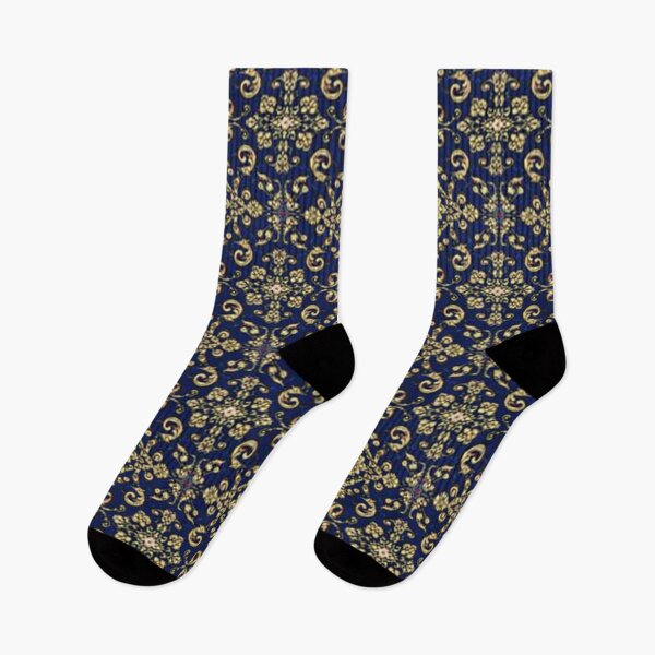 Item preview, Royal Blue and Gold Ornamental Pattern designed and sold by Artozat.