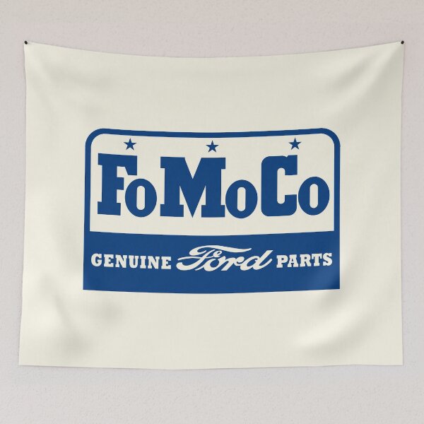 Item preview, Vintage FoMoCo emblem - blue print. designed and sold by retropetrol.